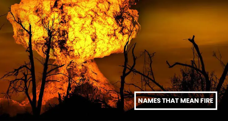 Find Here Names that Mean Fire